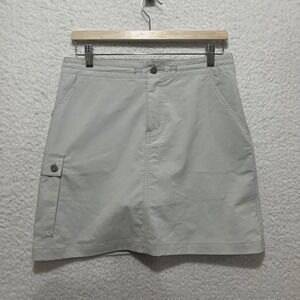 Patagonia Women's Skort Size 6‎ Gray Nylon Polyester Cargo Skirt Shorts